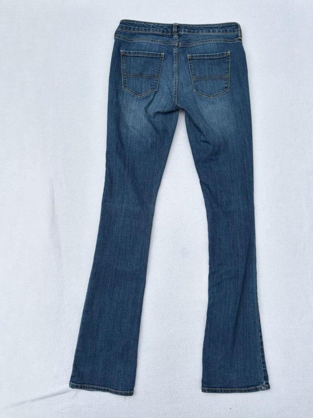 Arizona Jeans Low-rise Medium Wash Bootcut Denim Jeans Sz 5 Long y2k 2000s vtg - Picture 2 of 7